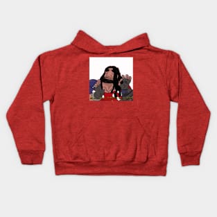 When the Deathfist hits "just right"! Kids Hoodie